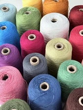 100% Egyptian Cotton Sheen #5 Lace Yarn Cone China Unlabeled