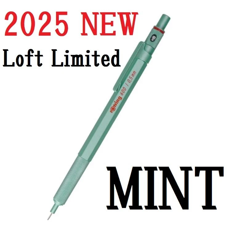 Lápiz mecánico Rotring 600 Loft color limitado como nuevo 2025 0,5 mm con caja nuevo Foto 2 de 4
