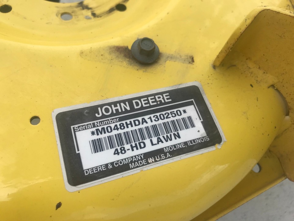 John Deere 425 445 455 48in Mower Deck Shell | eBay