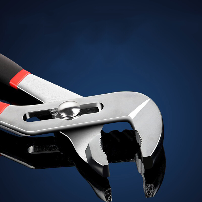 Water Pump Pliers Groove Joint Soft Grip Pipe Wrench Multifunctional Pipe Pliers