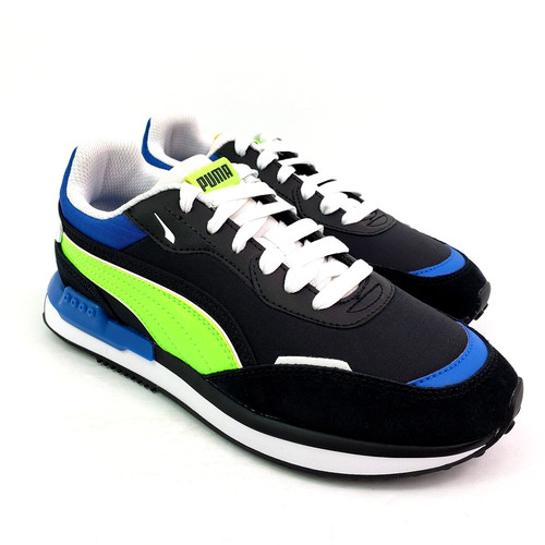 Puma City Rider Electric Jr Youth Size 5.5Y Womens Sz 7 Black Lifestyle Shoes