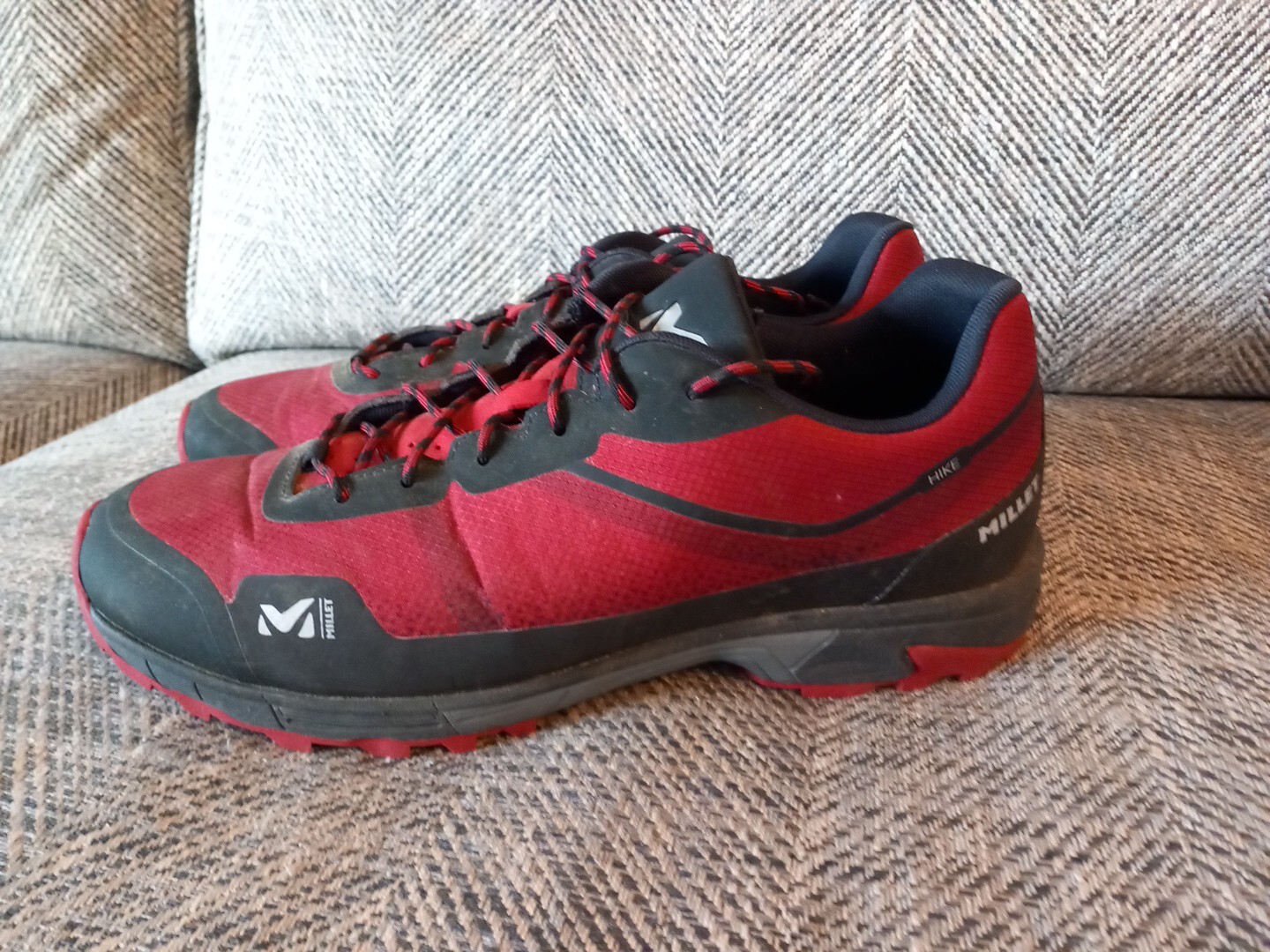 Hombres Mijo Caminata Caminar Senderismo Trekking Zapatos Reino Unido 11 UE 46 EE. UU. 12