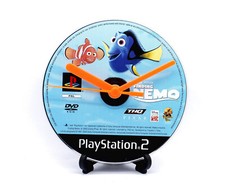 Finding Nemo PlayStation 2 PS2 CD DVD Disc Clock Video Game Upcycled Gift Idea