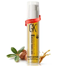 GK HAIR Argan Oil Hair Serum 10ml Control Frizz Repair Damage Provide shine.