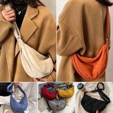 Nylon Shoulder Bag Dumpling Shape Underarm Bag Casual Crossbody Bag Women Gifts