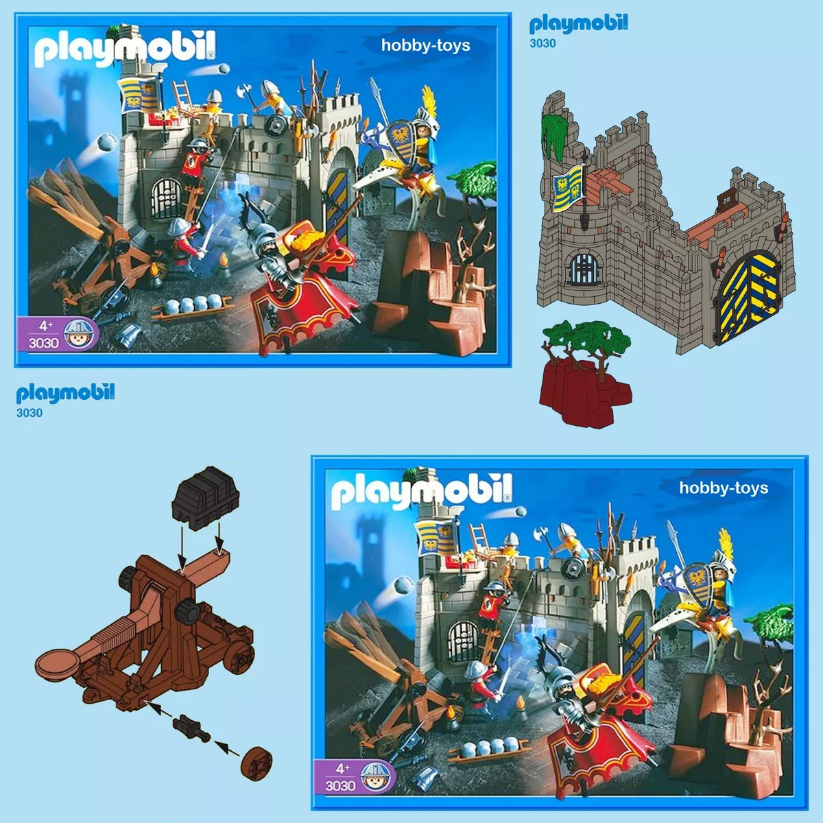 løn dybde Brandmand Playmobil 3030 * Knights Adventure Castle * Spares * SPARE PARTS SERVICE *  | eBay