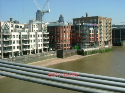 PHOTO  RIVER THAMES WALKWAY EC4 TAKEN FROM THE MILLENNIUM BRIDGE. 2007