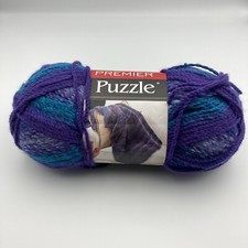 Premier Yarns Puzzle Yarn , 7 oz/328 yds, Hangman 1050-08 Purple/Blue
