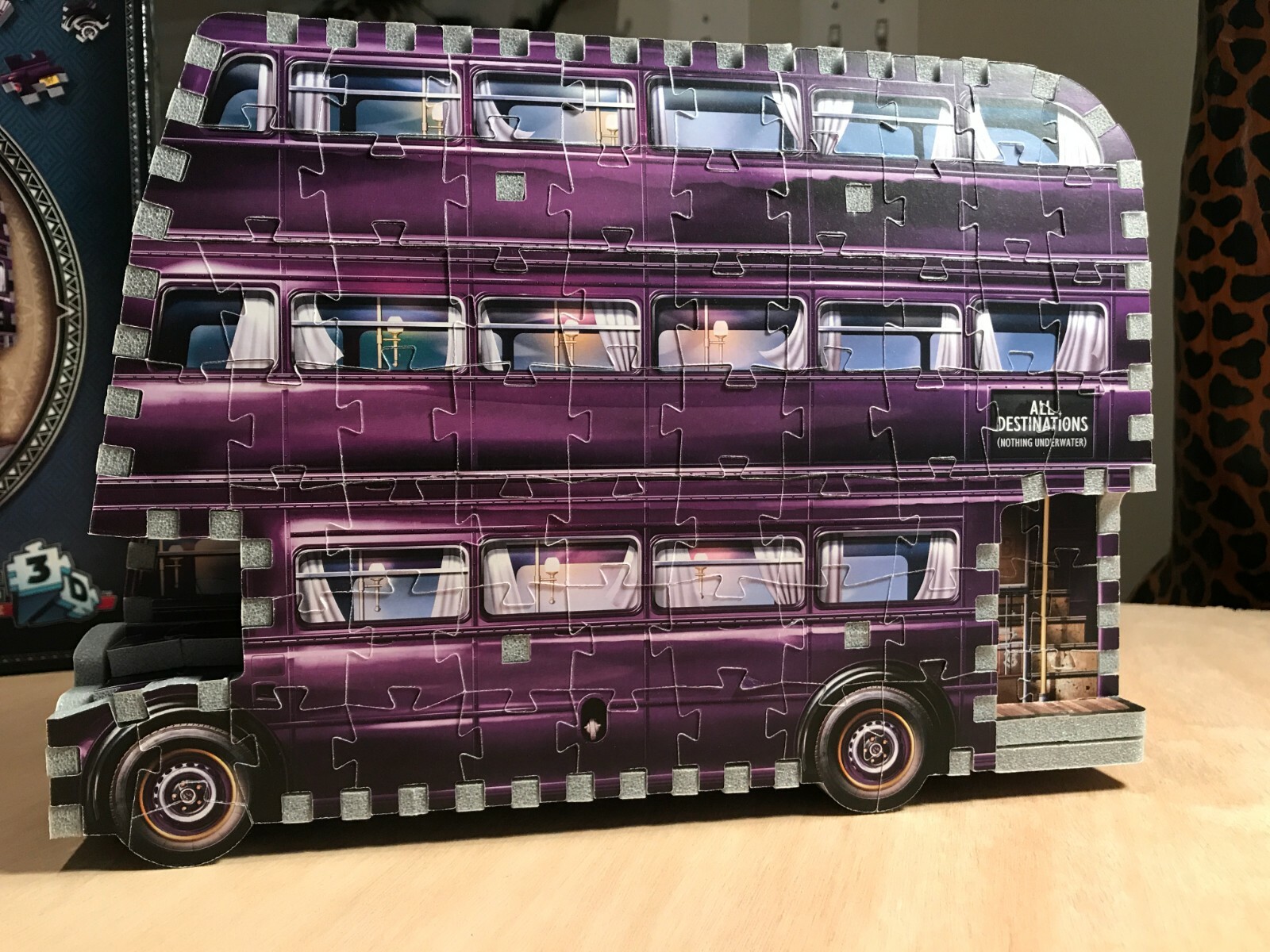 knight bus 3d puzzle