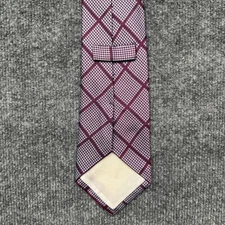 Turnbull & Asser T&A Diamond Plaid Silk Tie 3.5" W x 60.5"