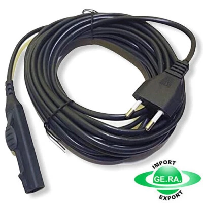 GE.RA. COMPANY CAVO FILO DI ALIMENTAZIONE SCOPA ELETTRICA FOLLETTO VK140 VK150 10MT COMPATIBILE