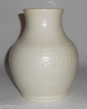 William Moorcroft Pottery Natural Studio Ware White Vase