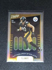 2021 Panini Prestige Football T.J. WATT #FF-14 Steelers FRANCHISE FAVORITES