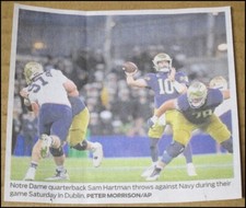 2023 Sam Hartman Newspaper Clipping Photo 4