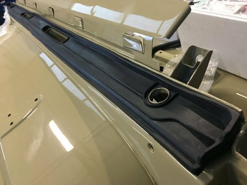 Cuadro espaciador parabrisas delantero Toyota Land Cruiser FJ40 FJ45 BJ40 sello de goma - Imagen 6 de 8