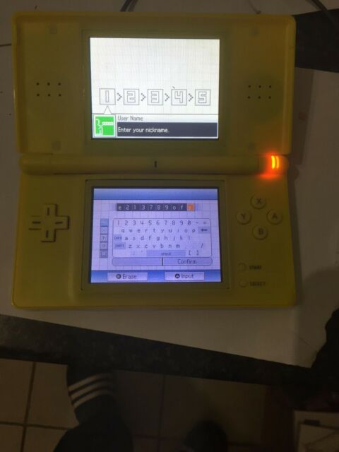 Nintendo Ds Lite Pokemon Edition Yellow Handheld System For Sale Online Ebay