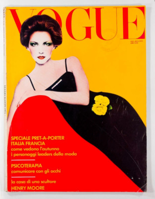 Laura Alvarez GIANNI VERSACE Antonio Lopez LAGERFELD Valentino YSL Armani  VOGUE