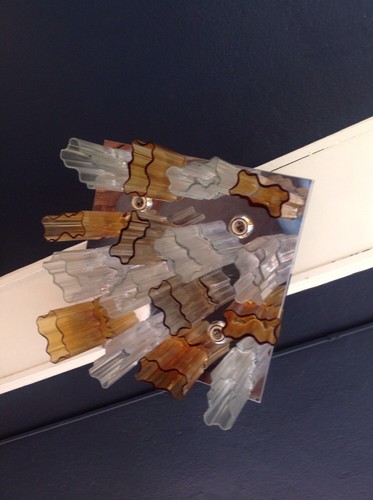 MCM Murano Venetian Chandelier Flush Mount Ceiling Fixture - 第 3/11 張圖片