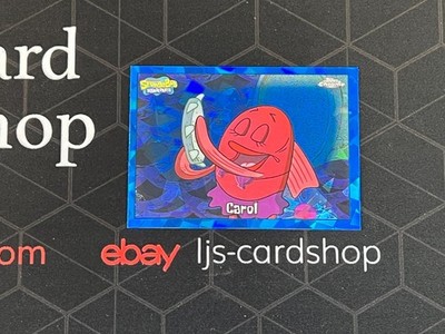 2025 Topps Chrome Sapphire Spongebob #125 Coral J1