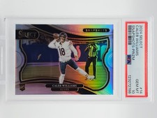 CALEB WILLIAMS 2024 PANINI SELECT SNAPSHOTS SILVER PRIZM ROOKIE RC PSA 10 Q4632