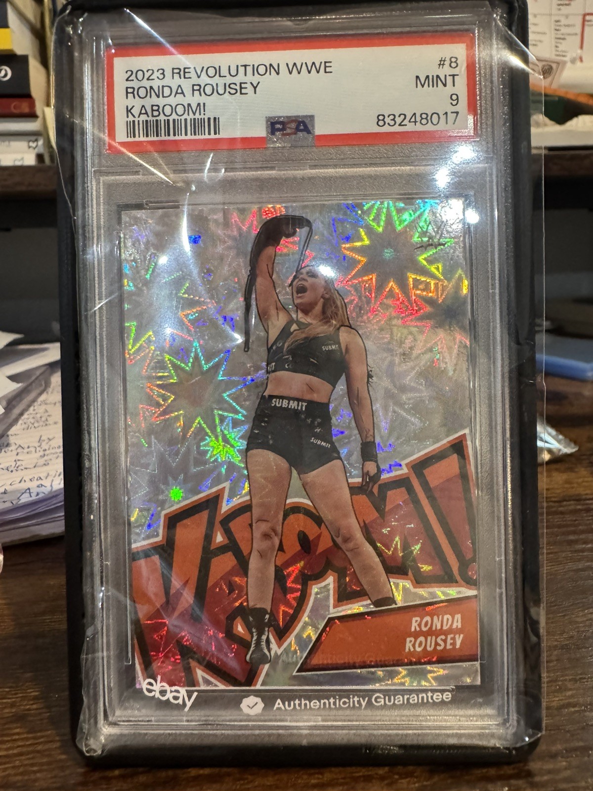 2023 Revolution WWE Ronda Rousey Kaboom SSP Case Hit rare low print run