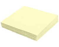 Servietten 33 X 33 Cm 1/4 -Falz 3-Lagig Champagner