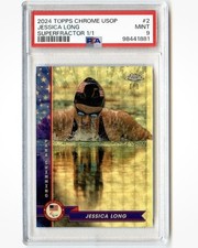 2024 Topps Chrome US Olympic Jessica Long Superfractor #1/1 USA Olympics