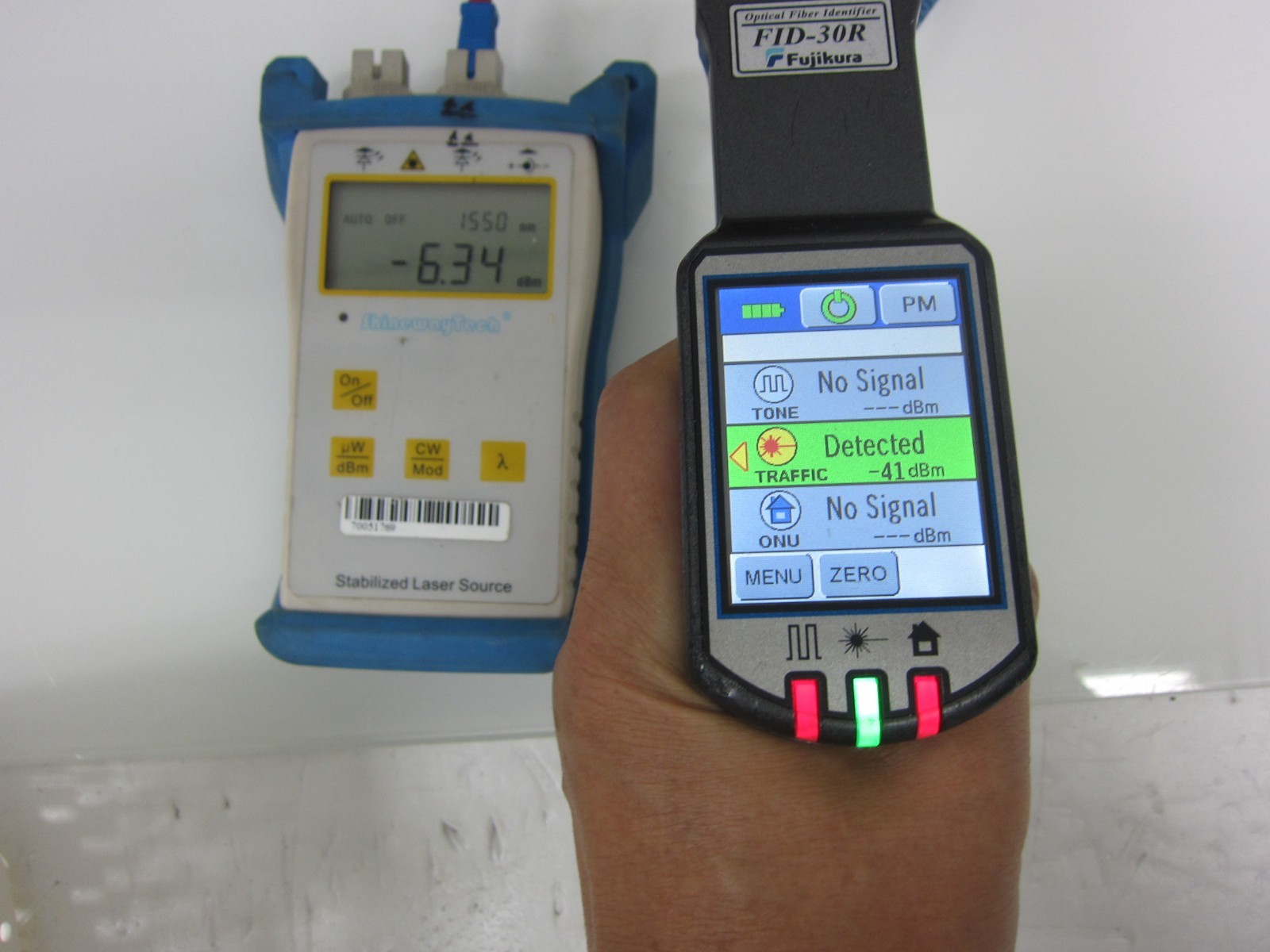 Fujikura FID-30R Optical Fiber Identifier with power meter function