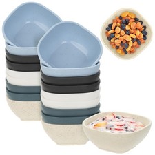20 Pack Small Bowls, 4.5 OZ Wheat Straw Soy Sauce Dishes, Unbreakable Dessert...