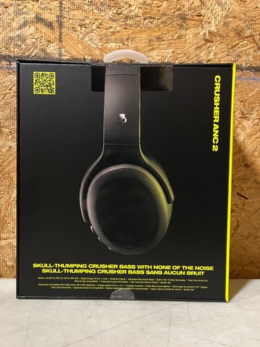 NEW - Skullcandy Crusher ANC 2 Noise Canceling Wireless Headphones Black + USB-C - Picture 2 of 4