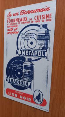 BLACK LION PRODUCT BLOTTER METAPOL AND RADIOLA