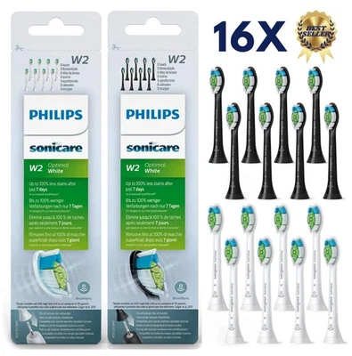 NEU Original Philips Sonicare W2 Optimal White Standard Schallzahnbürstenköpfe.