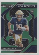 2024 Panini Prizm Draft Picks New Recruits Green Prizm Sam Hartman #NR-SHN 1u6