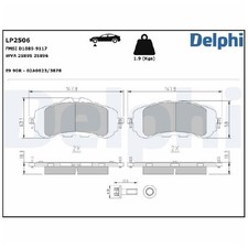 Satz Bremsbeläge Bremsklötze vorne für Opel Astra L OV5 Combo K9 24034817