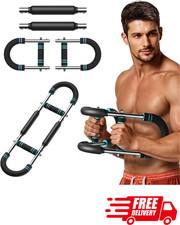 Adjustable Twister Arm Trainer Power Bar Chest Upper Body Workout