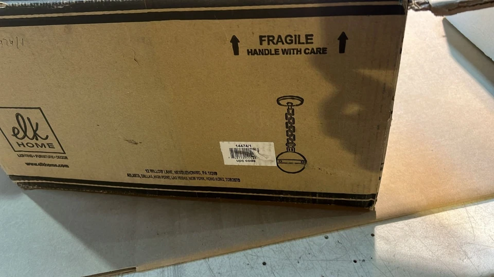 Mini colgante Harmelin Elk Home 14474/1 - 1 luz en negro mate con blanco ópalo Foto 2 de 3