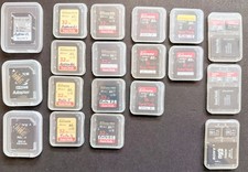 22 Stück SD-Karten von 8 GB bis 64 GB, mehrheitlich SanDisk, bis 300 MB/s 