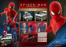 USA Hot Toys MMS680 Spider-Man Red & Blue Suit Deluxe 1 6 Scale Figure Marvel