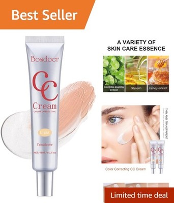 Fragrance-Free Color-Correcting CC Cream for Radiant Natural Skin - Light Color