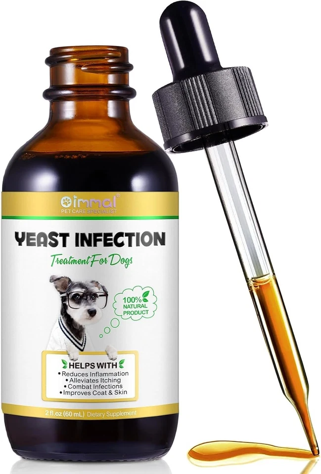 Bacon Flavor Natural Yeast Infection Drops for Dogs - Safe & Effective Care - Image 3 of 4