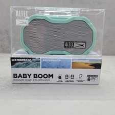 Altec Lansing IMW268 Baby Boom Wireless Portable Bluetooth Speaker - Mint Gray