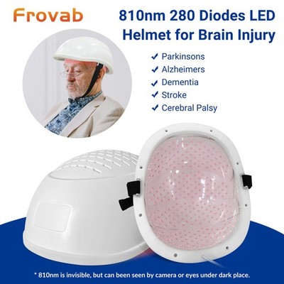 Photobiomodulation Helmet 810nm Red Light Therapy Anxiety Depression Migraine