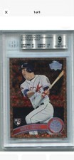 Mike Trout 2011 Topps Update Cognac Diamond Anniversary Rookie RC BGS 9 MINT