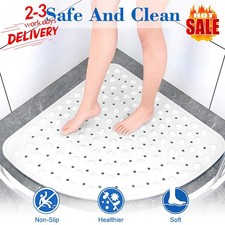 Shower Mat Non Slip Sector Rubber Corner Anti Mould Quadrant Bath Mat Safety Mat