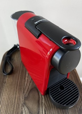 NESPRESSO EN85R DELONGHI RED Essenza Mini Espresso Machine TESTED/FAST SHIPPING