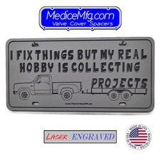 1971-1993 Dodge Ram Truck Funny License Plate Engraved Grey