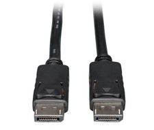 Tripp Lite DisplayPort Cable with Latching Connectors, 4K 60 Hz M/M , 15 ft.
