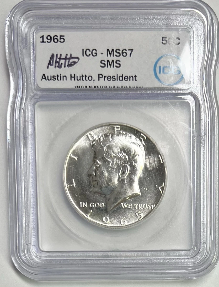 25+ MS 67 Graded 1965 Kennedy US Half Dollars (1964-Now) for sale