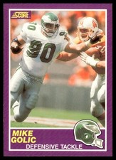 1989 Score Supplemental Mike Golic Rookie #403S