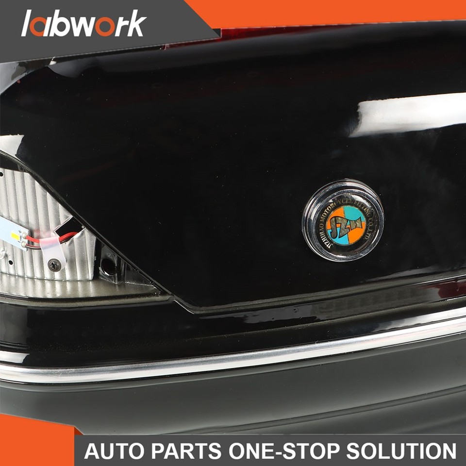 Labwork Luggage Tour Pack Trunk w Tail Light For Motorcycle Larger Box ...